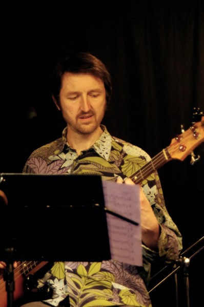 Andy Hamill, Oxley-Meier Guitar Project, Verdict Jazz Club, Brighton, East Sussex, May 2023. Creator: Brian O'Connor.