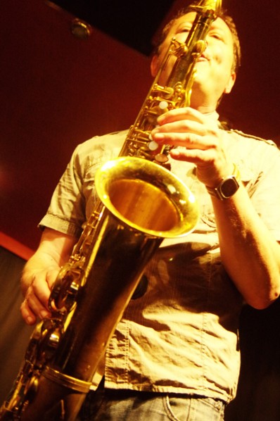 Julian Nicholas, Nigel Thomas Quintet, Verdict Jazz Club, Brighton, East Sussex, June 2023. Creator: Brian O'Connor.