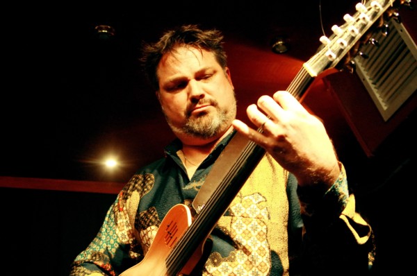 Nicolas Meier, Oxley-Meier Guitar Project, Verdict Jazz Club, Brighton, East Sussex, May 2023. Creator: Brian O'Connor.