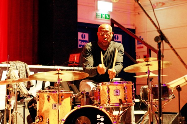 Rod Youngs, Byron Wallen 4 Corners, Battle Jazz Festival, Battle, East Sussex, July 2023. Creator: Brian O'Connor.