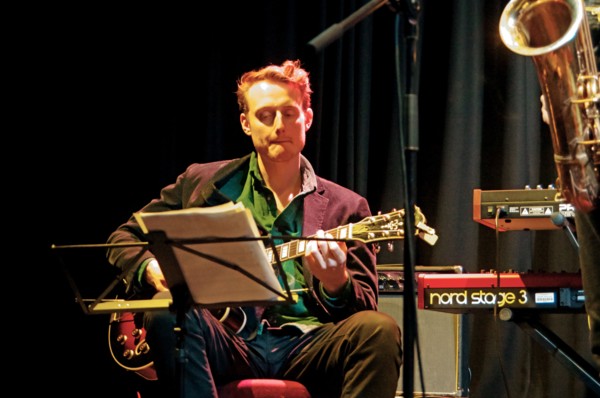 Fraser Smith Quartet, New Generation Jazz Festival Roadshow, Shoreham by Sea, 8 Feb 2023. Creator: Brian O'Connor.