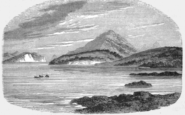 'View in Magellan's Straits; Old South American Geographies', 1875. Creator: Unknown.