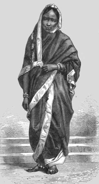 'Hindoo Women; Black Bear Shooting in the Himalayas', 1875. Creator: Unknown.