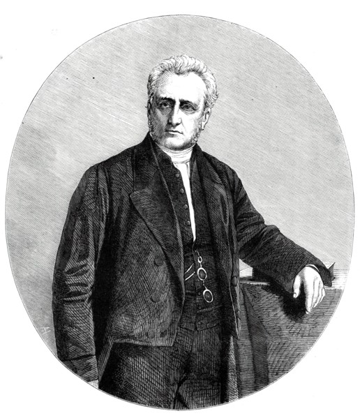 The Rev. William Wood Stamp, president of the Wesleyan Methodist Society for 1860-61, 1860. Creator: Unknown.