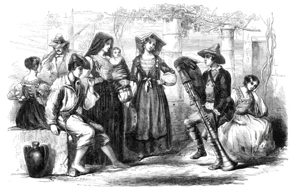 Inhabitants of the Kingdom of Naples, 1860. Creator: Unknown.
