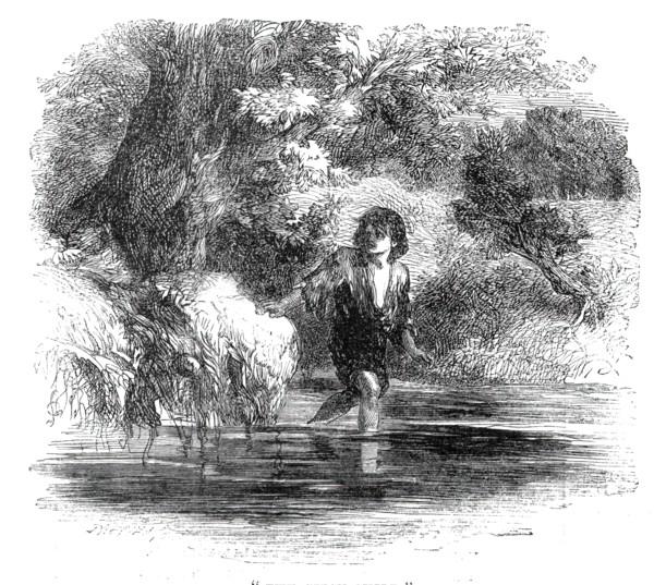 The Gipsy Child, 1860. Creator: Dalziel Brothers.