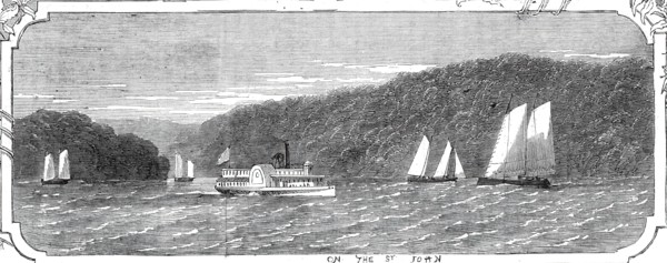 On the St. John, 1860. Creator: Smyth.