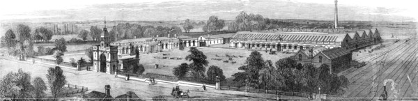 The Britannia Ironworks at Bedford, 1860. Creator: Unknown.
