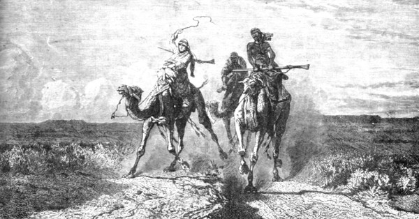 'Robbers of the Desert; A Naturalist's Ride in the Atlas Mountains', 1875. Creator: Unknown.