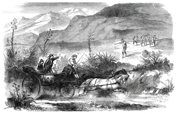 The Revolution in Sicily - narrow escape of our special artist, 1860. Creator: Unknown.
