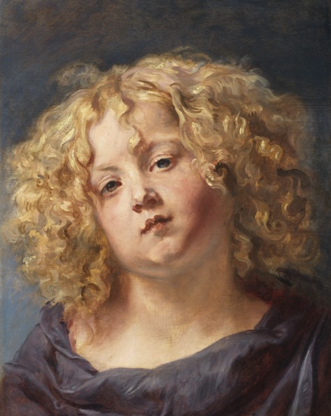 Study of a Boy's Head, c.1644-1645. Creator: Thomas Willeboirts.