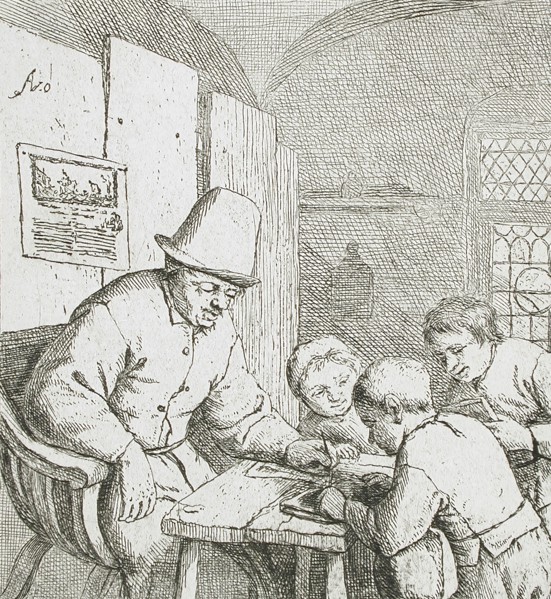 The Schoolmaster, c1644. Creator: Adriaen van Ostade.