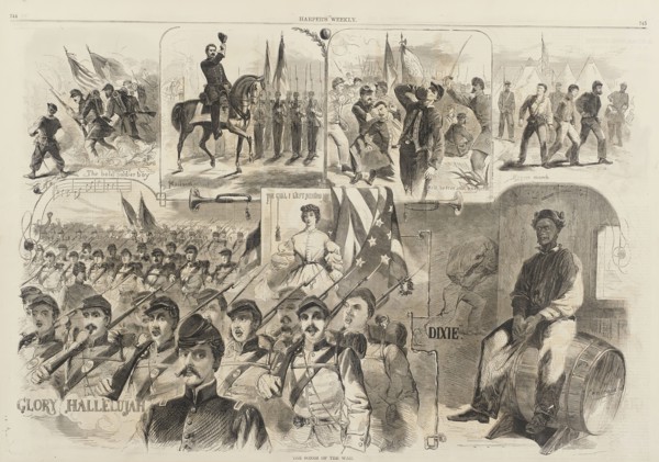 The Songs of the War, 1861. Creator: Unknown.