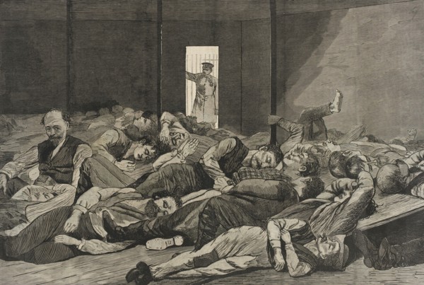 Station-House Lodgers, 1874. Creator: Unknown.