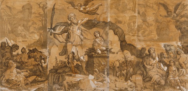 The Sacrifice of Isaac, 1586. Creator: Andrea Andreani.