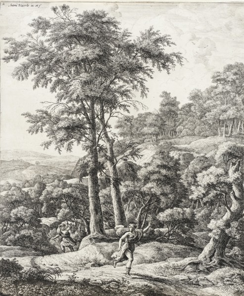 Apollo and Daphne, between circa 1650 and circa 1660. Creator: Anthonie Waterloo.