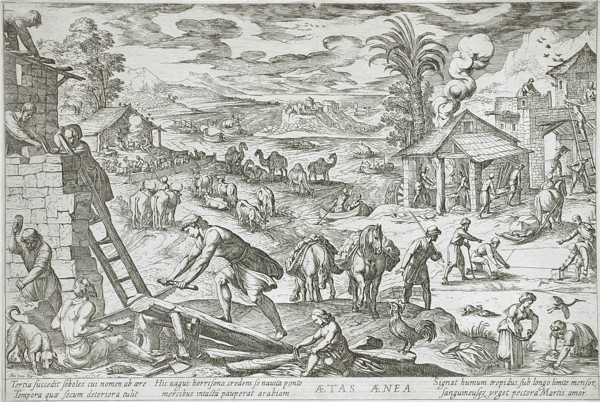 The Age of Copper, 1599. Creators: Antonio Tempesta, Nicolaus van Aelst.