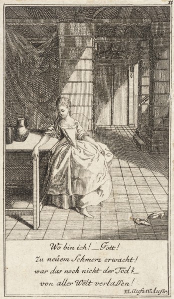 Plate 11 from The Deserter by Sedaine, 1775. Creator: Daniel Berger.