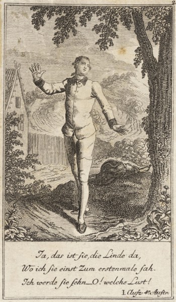 Plate 2 from The Deserter by Sedaine, 1775. Creator: Daniel Berger.