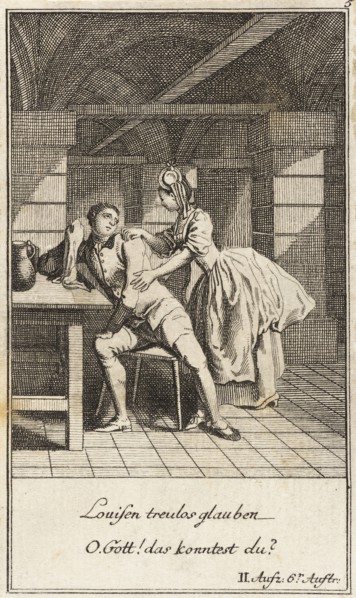 Plate 5 from The Deserter by Sedaine, 1775. Creator: Daniel Berger.