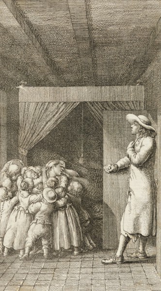 Illustration for Henry Pestalozzi's 'Leonard and Gertrude or the Village Customs', 1782. Creator: Daniel Nikolaus Chodowiecki.