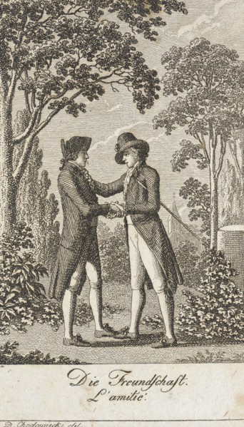 Illustration for 'Uprightness and Hypocrisy', 1793. Creator: Daniel Nikolaus Chodowiecki.