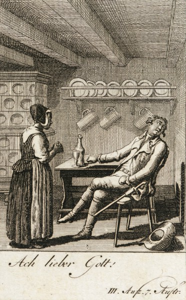 Iffland's Jager, 1786. Creator: Daniel Nikolaus Chodowiecki.