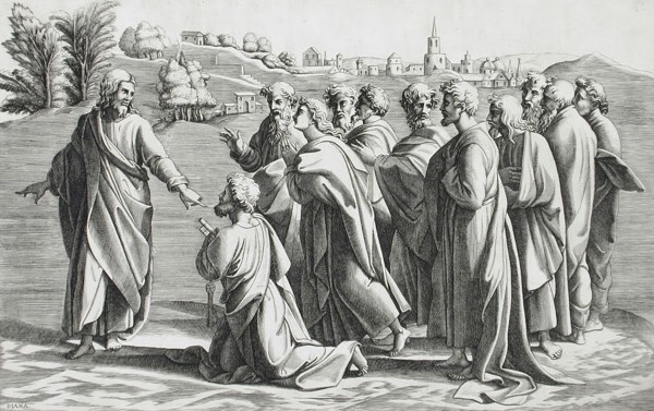 The Naming of Peter, before 1580. Creator: Diana Mantuana.