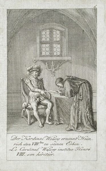 Illustration for the 'History of Henry VIII', 1797. Creator: Eberhard Siegfried Henne.