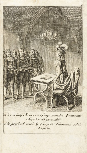 Plate 8 for 'History of the Middle Ages', 1793. Creators: Daniel Nikolaus Chodowiecki, Eberhard Siegfried Henne.
