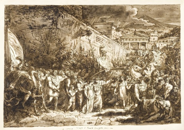 The Triumph of Paulus Emilius, between circa 1812 and circa 1813. Creator: Felice Giani.