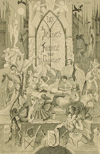 Les Jeunes France, 1866. Creator: Félicien Rops.