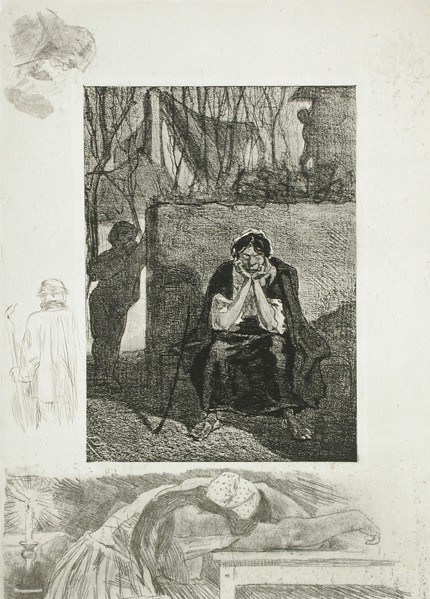 Li sotte Marie-Josèphe, 1891. Creator: Félicien Rops.