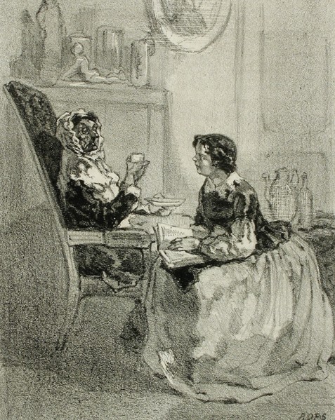 Menus Propos, 1856. Creator: Félicien Rops.