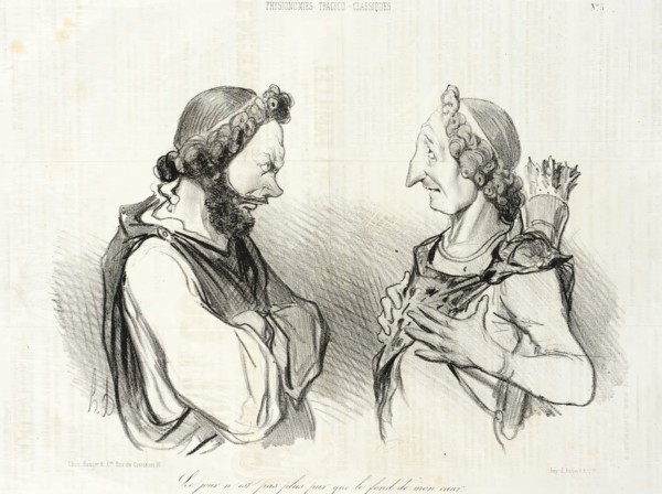Le jour n'est pas plus pur que le fond de mon coeur. (Phedre), 1841. Creator: Honore Daumier.