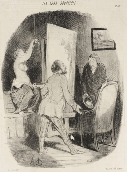 Entrez donc, monsieur...ne vous gênez pas..., 1847. Creator: Honore Daumier.