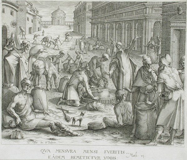 The Grain Weighers, between circa 1610 and circa 1612. Creator: Jacques Callot.
