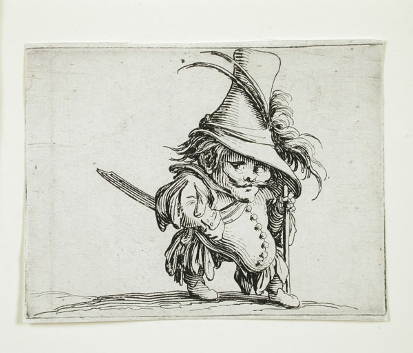 The Violin Player, 1616. Creator: Jacques Callot.