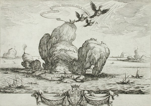 The Large Crag, 1623. Creator: Jacques Callot.