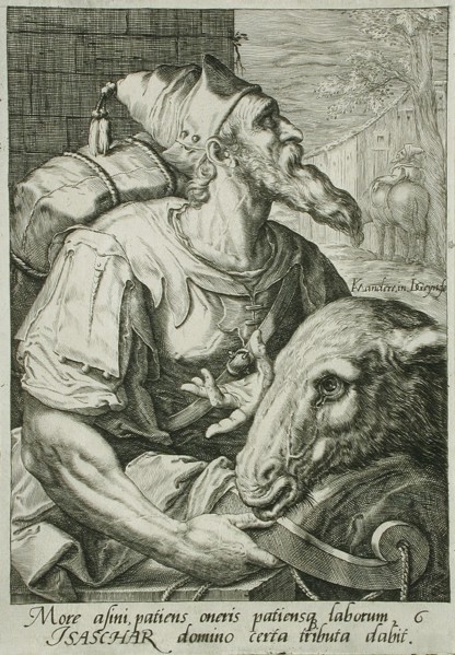 Issachar, c1590. Creator: Jacques de Gheyn II.