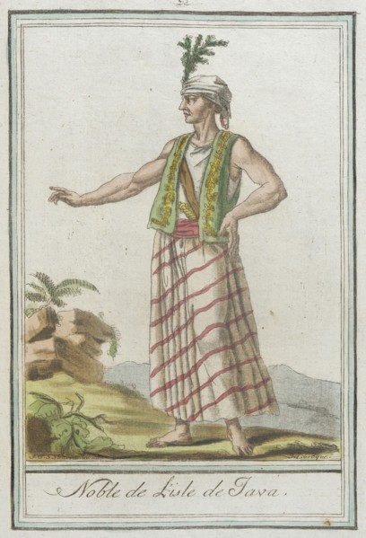 Costumes de Différents Pays, 'Noble de l'Isle de Java', c1797. Creators: Jacques Grasset de Saint-Sauveur, LF Labrousse.