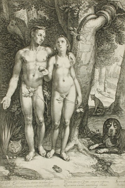 The Temptation, 1605. Creator: Jan Saenredam.