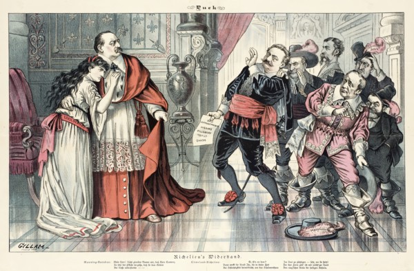Cartoon from Puck, between 1880 and 1889. Creators: Joseph Keppler, Bernhard Gillam.