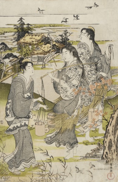 Noda no Tamagawa, c1787. Creator: Kubo Shunman.