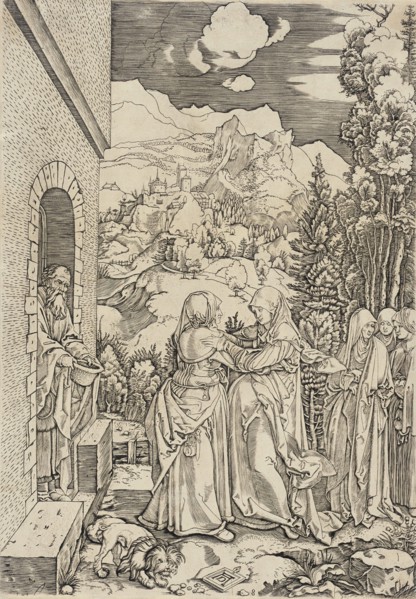 The Visitation, between 1505 and 1515. Creators: Marcantonio Raimondi, Albrecht Durer.