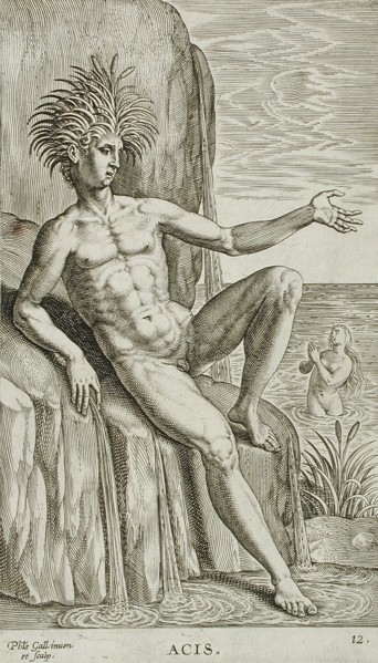 Acis, 1586. Creator: Philip Galle.