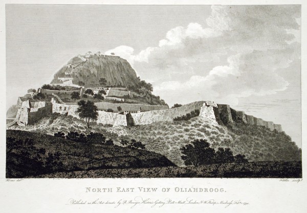 North East View of Oliahdroog, 1794. Creator: Robert Home.