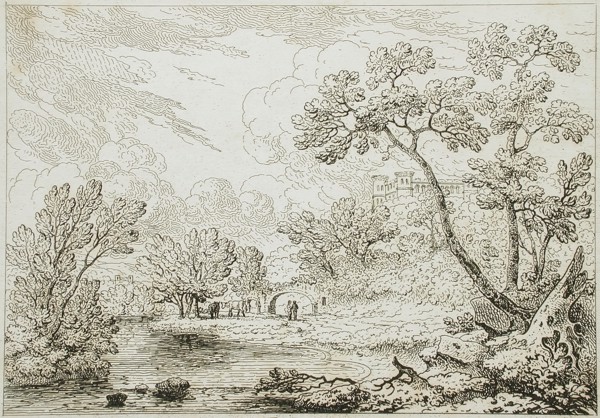 Rustic Castle, 18th century. Creator: Unknown.