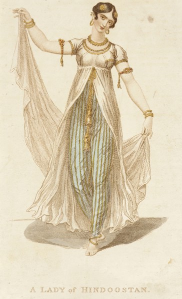 Fashion Plate (A Lady of Hindoostan), 1809. Creator: Unknown.