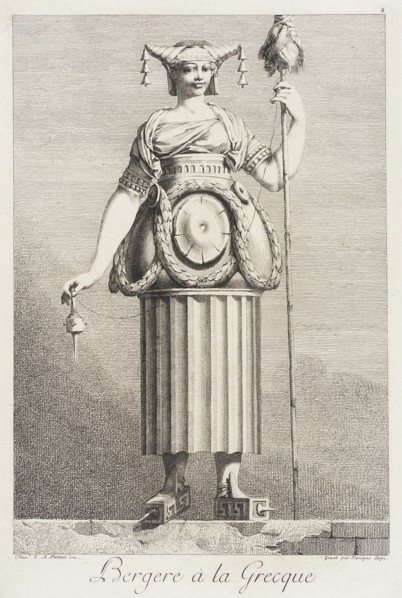 Bergère à la Grecque, 1771. Creator: Bossi.